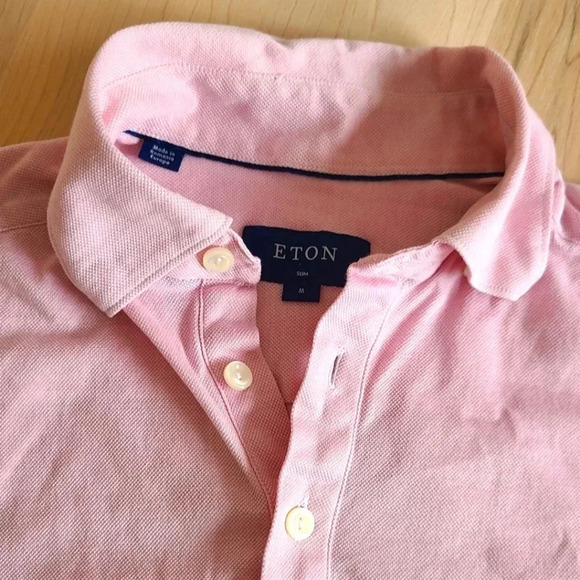 🇸🇪ETON Polo Shirt, Pink - Picture 1 of 6